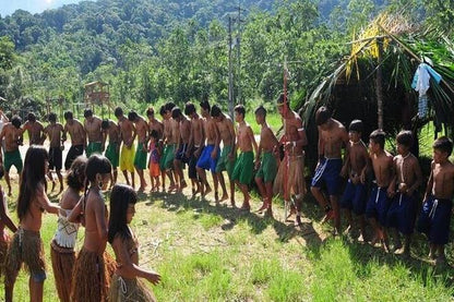 Private Itaguare Beach Tour and Indigenous Tribe Experience from Santos