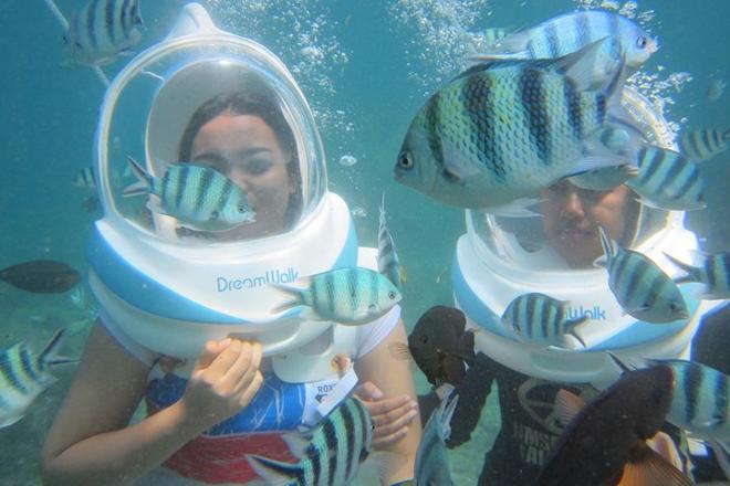 Bali Underwater Walking and Adventure Water Sports Combo