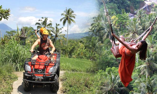 Ultimate Bali Adventure: Full-Day Quad Bike and Heaven Swing Experience