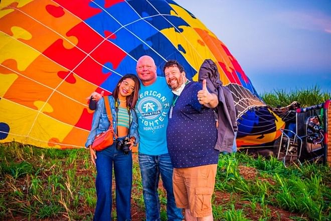 Boituva Full-Day Hot Air Balloon Adventure: Includes Transportation and Accommodation