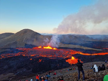 Explore the Volcano Eruption Site and Discover the Blue Lagoon: An Exclusive Tour
