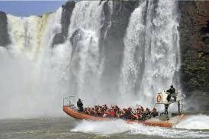 Brazilian Falls Adventure: Group Excursion with Boat Tour & Included Admission Tickets