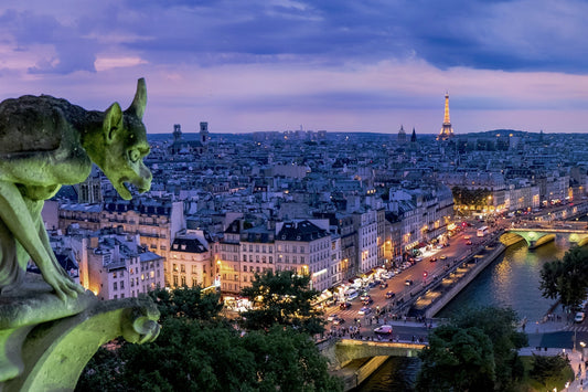 Exclusive Paris After-Dark Tour: Seine River Cruise and Hotel Pickup by Minivan