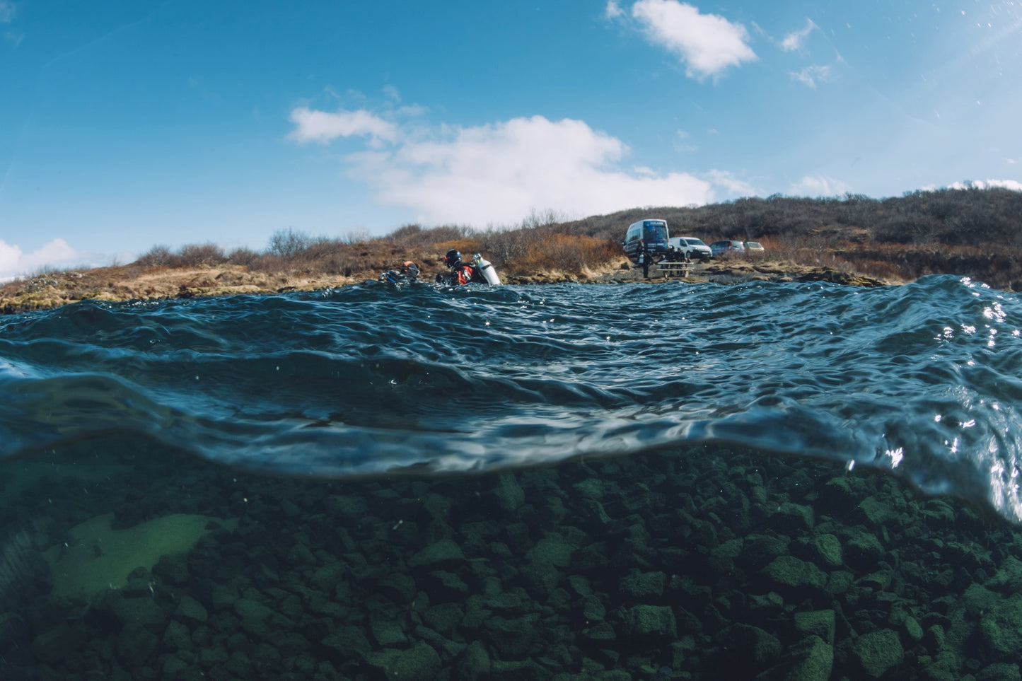 Exclusive Silfra and Davíðsgjá Diving Experience Combo