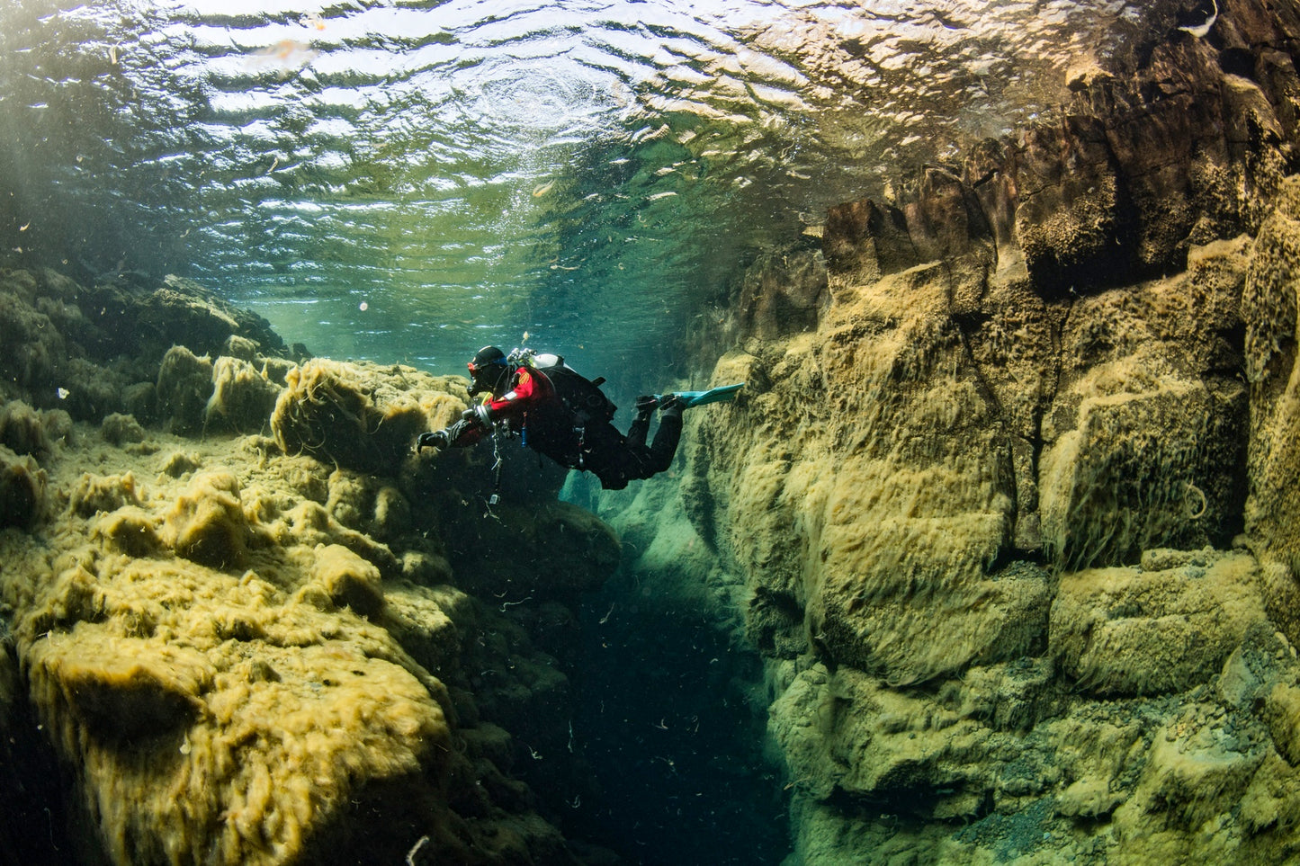 Exclusive Dive Experience in Bjarnagjá Fissure