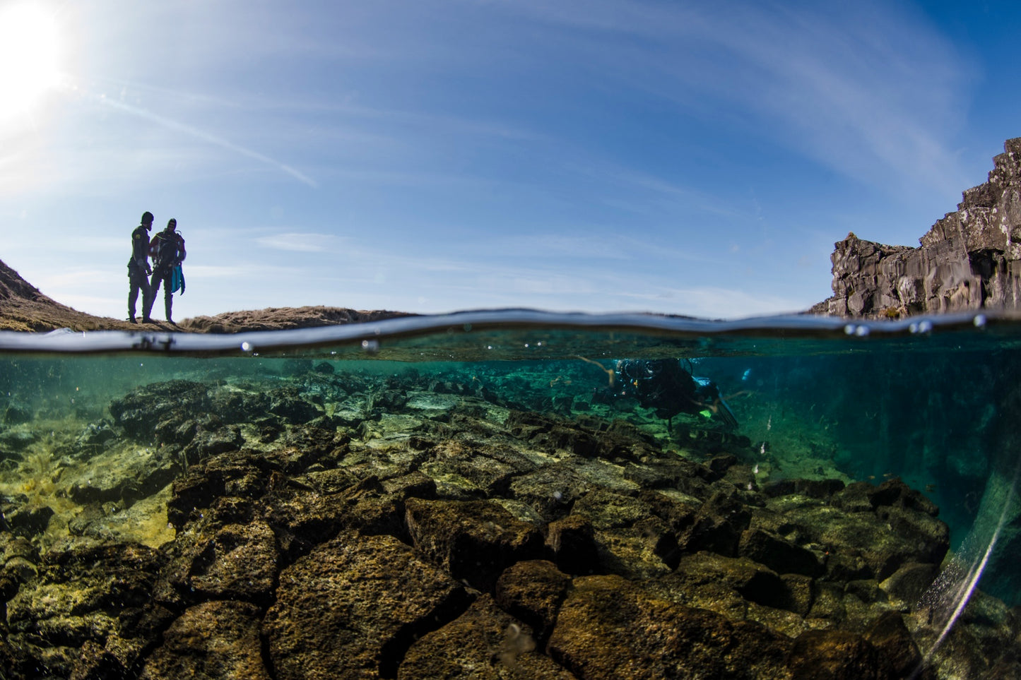 Exclusive Dive Experience in Bjarnagjá Fissure