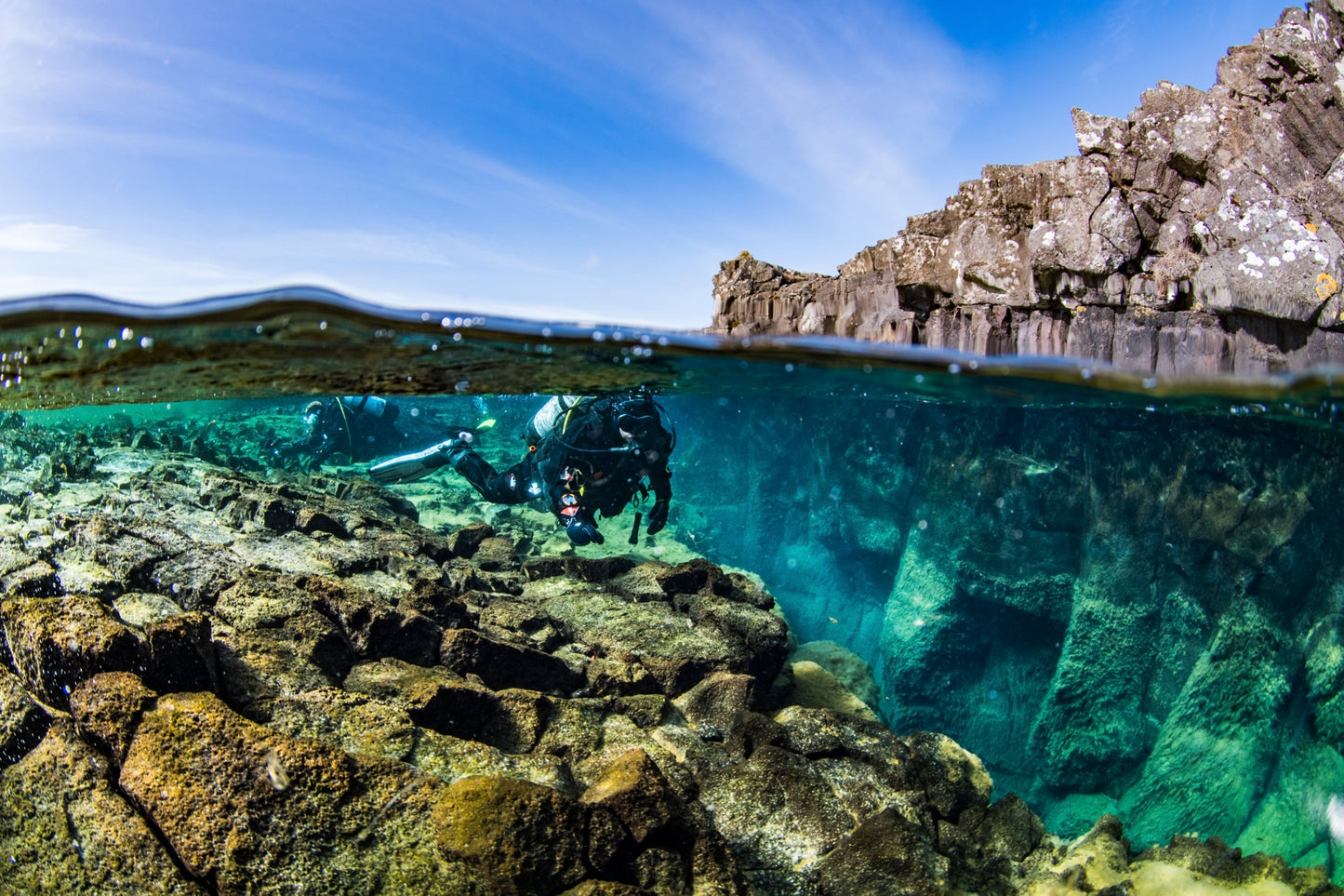 Exclusive Dive Experience in Bjarnagjá Fissure